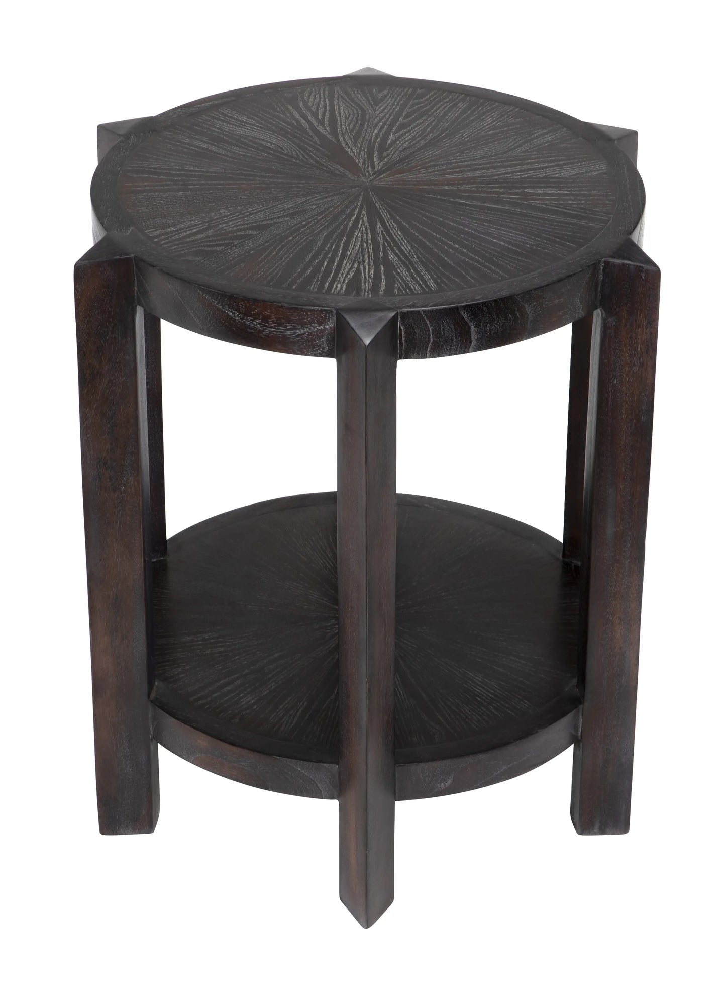 Yuhuda small side table, sombre finish