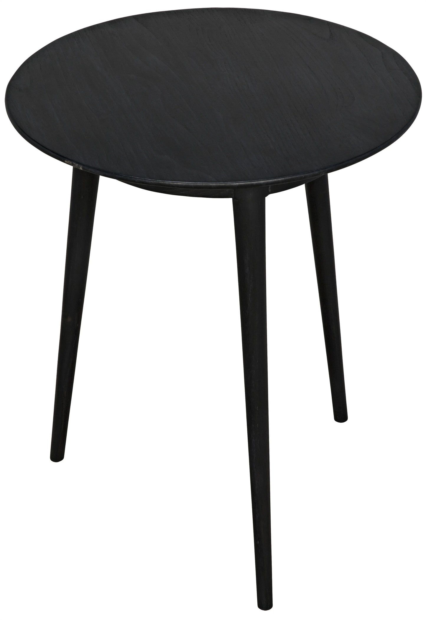 Tripod side table, charcoal black