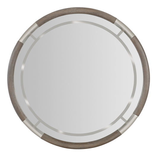 Modern mood round mirror