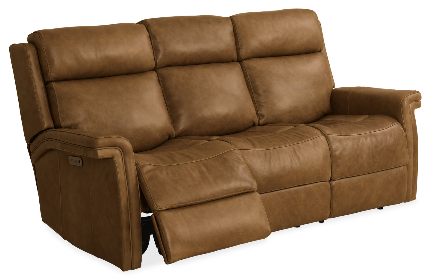 Poise power recliner sofa w/ power headrest