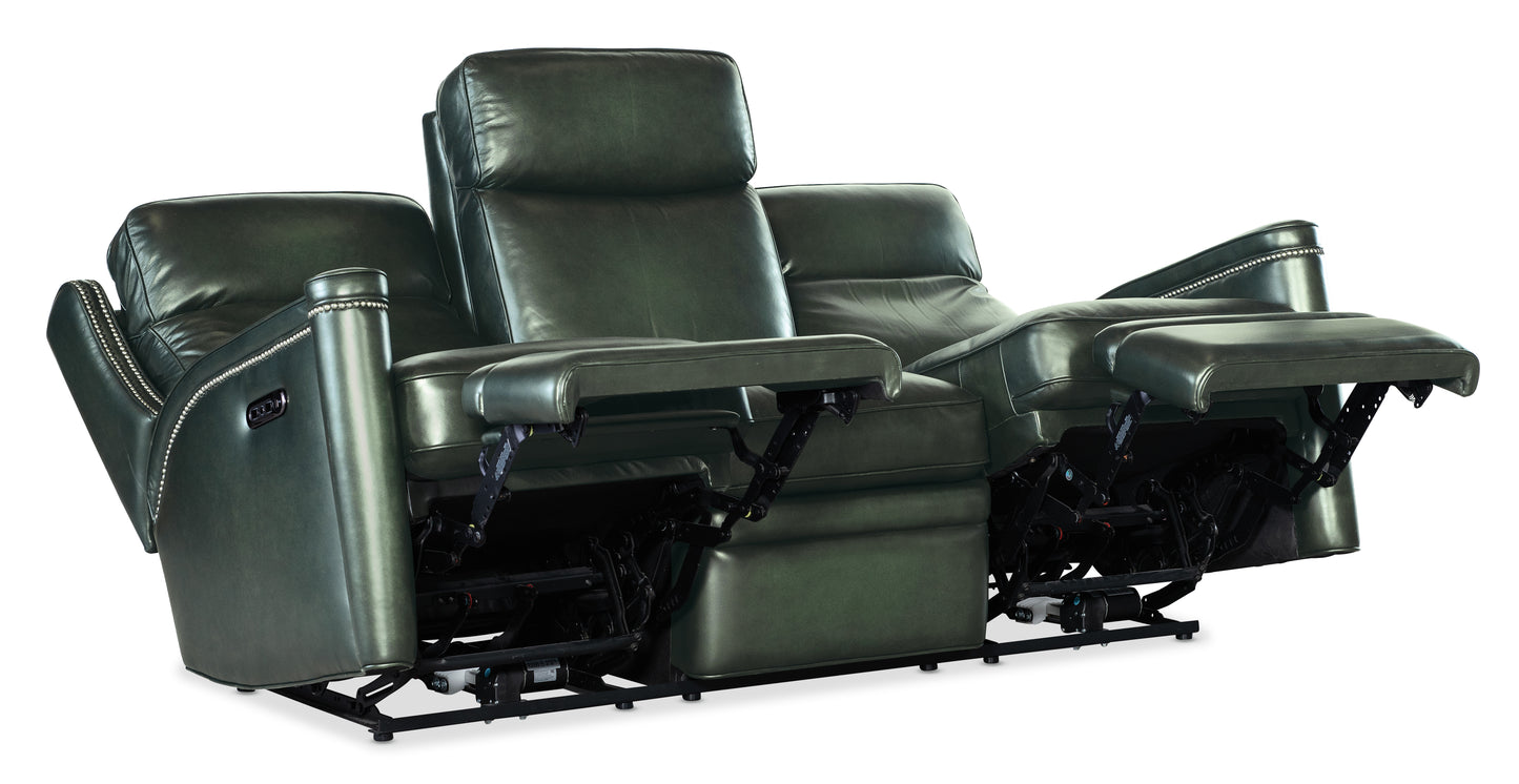 Hamilton power sofa w/power headrest