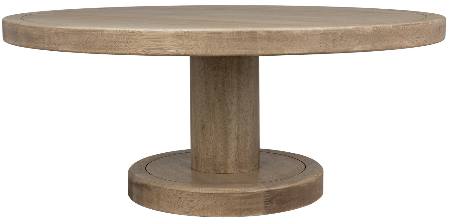 Milena coffee table, washed walnut