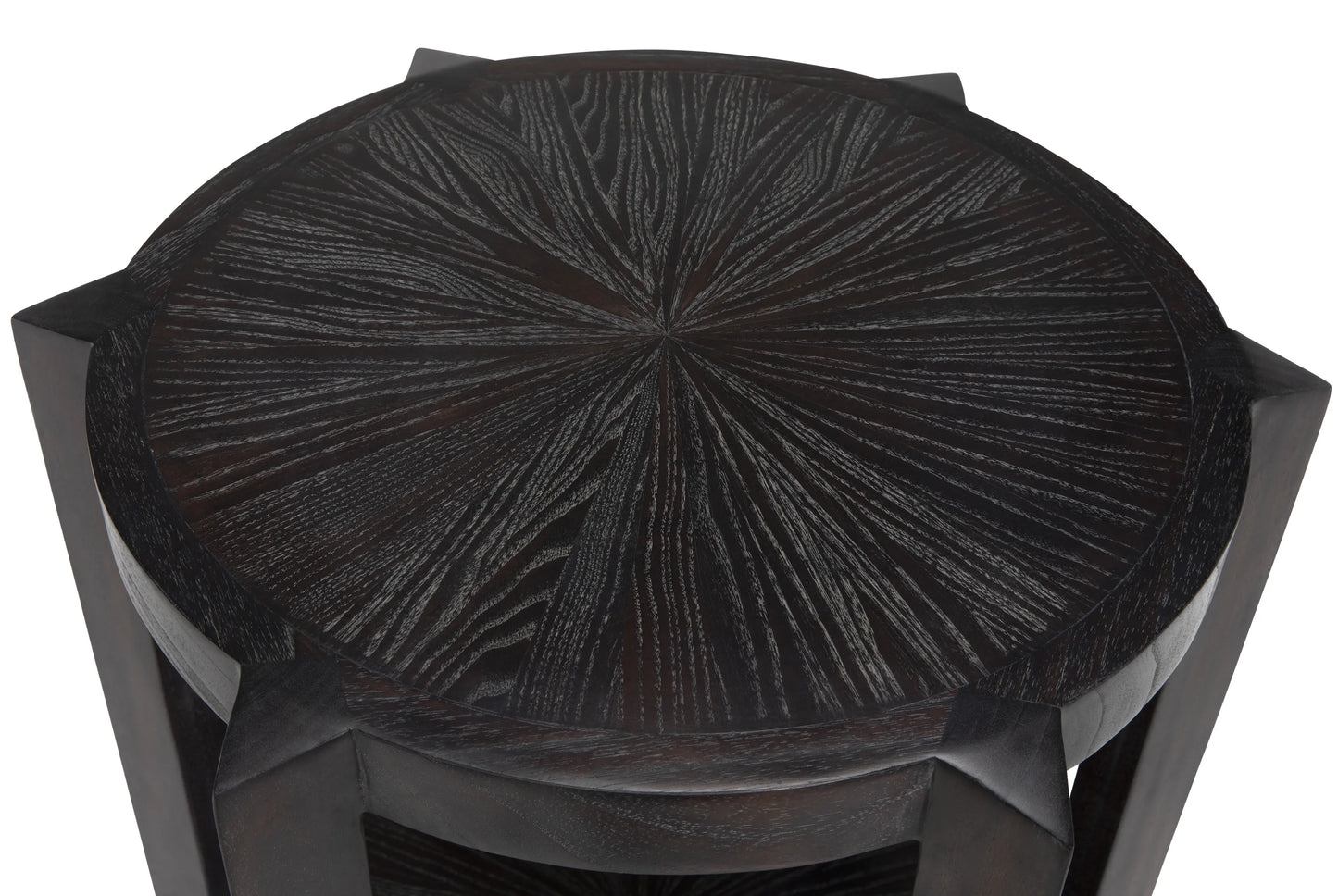 Yuhuda small side table, sombre finish