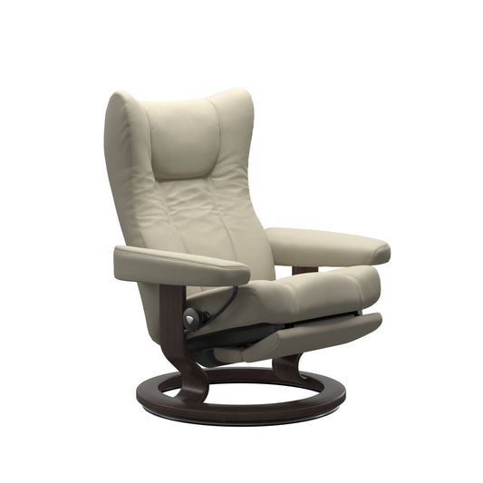 Stressless® wing (m) classic base recliner with power