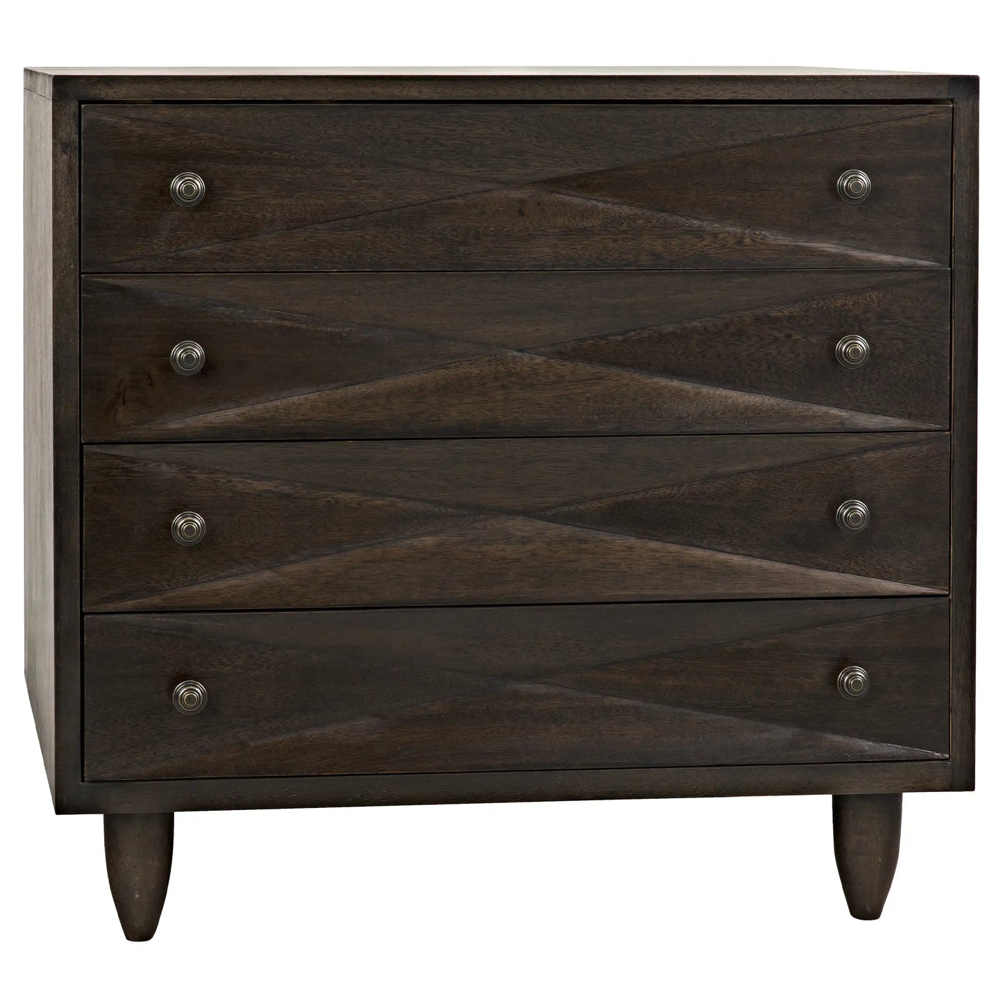 Diamond chest, ebony walnut