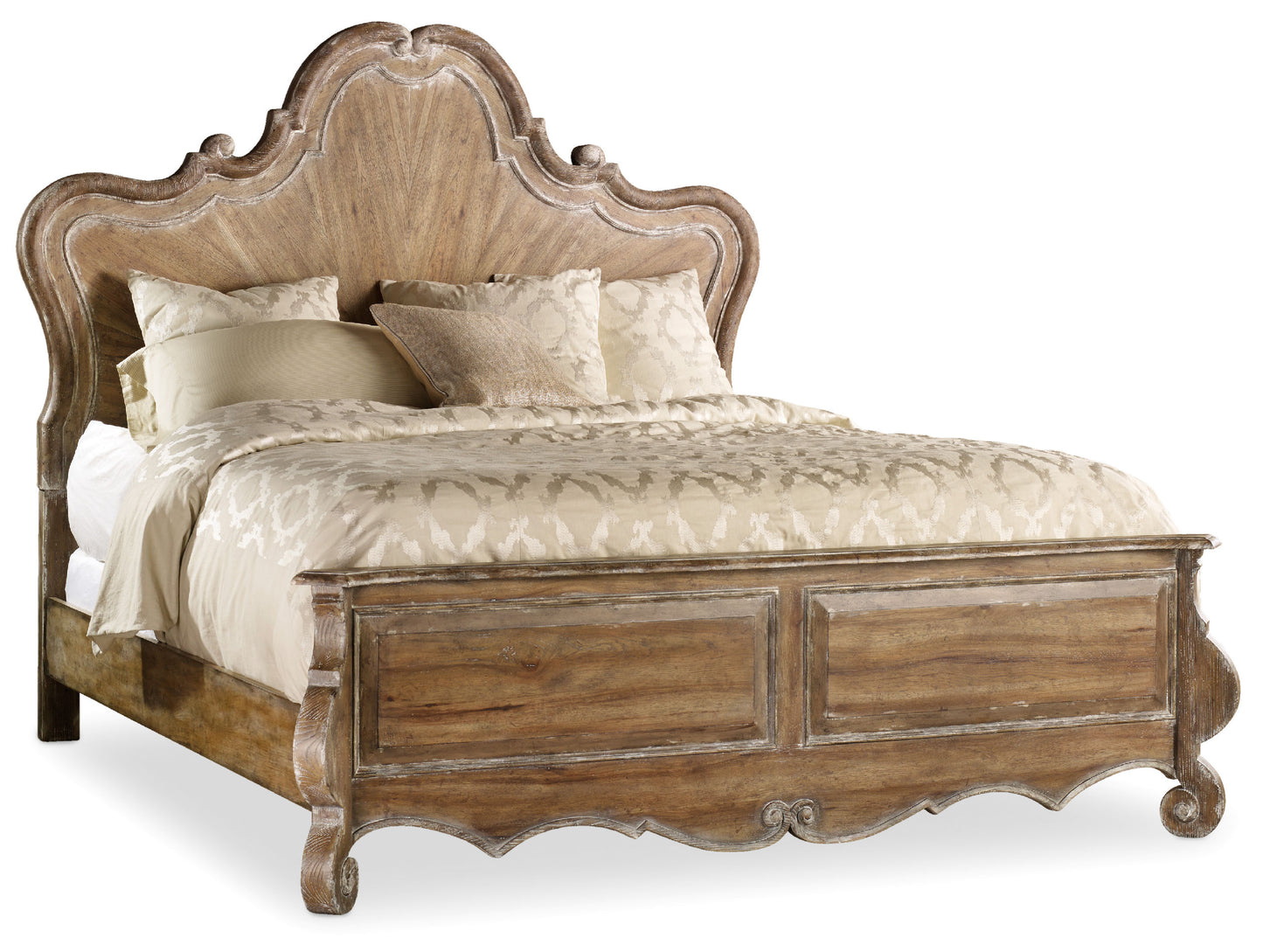 Chatelet california king wood panel bed