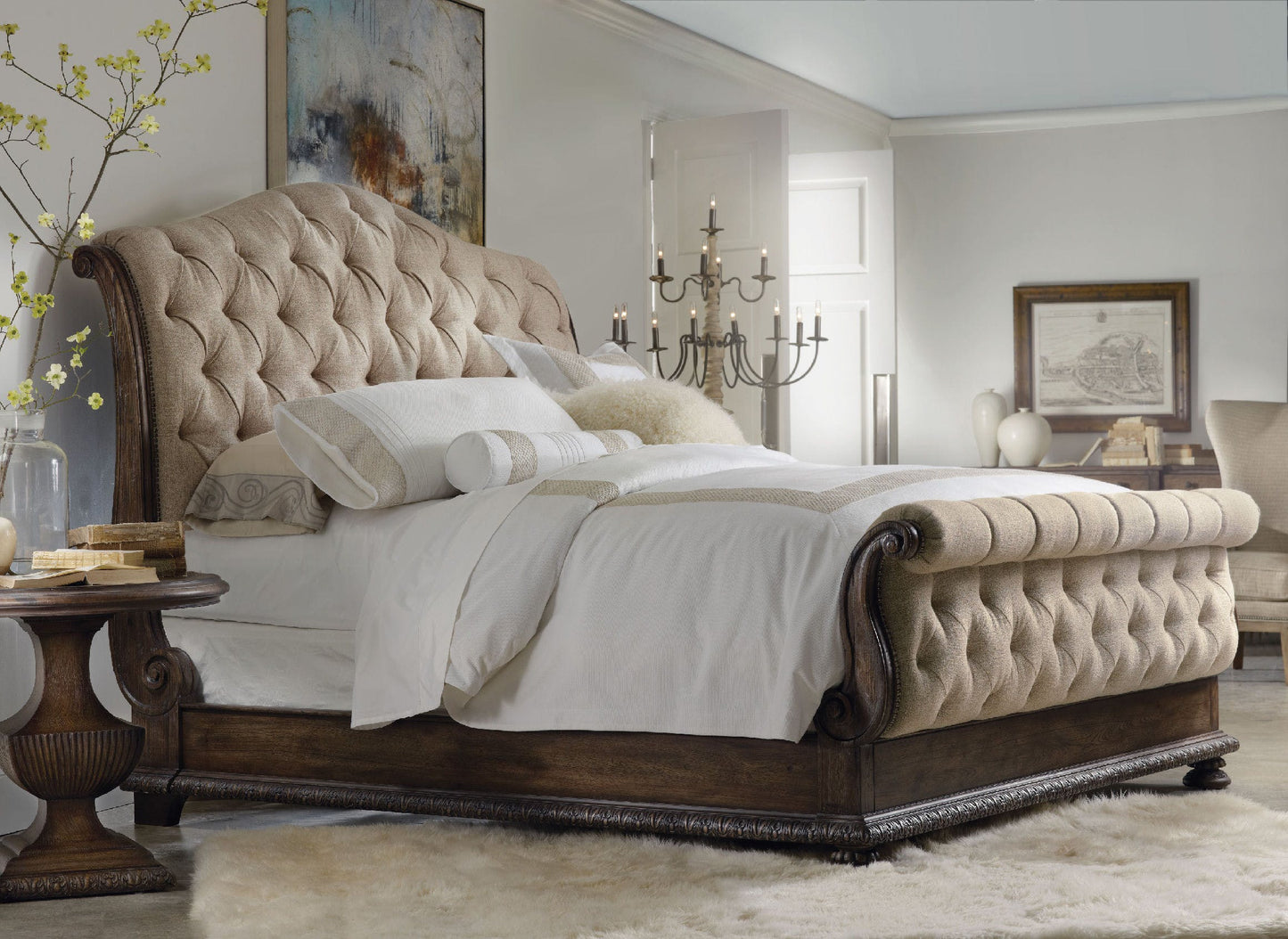 Rhapsody california king tufted bed