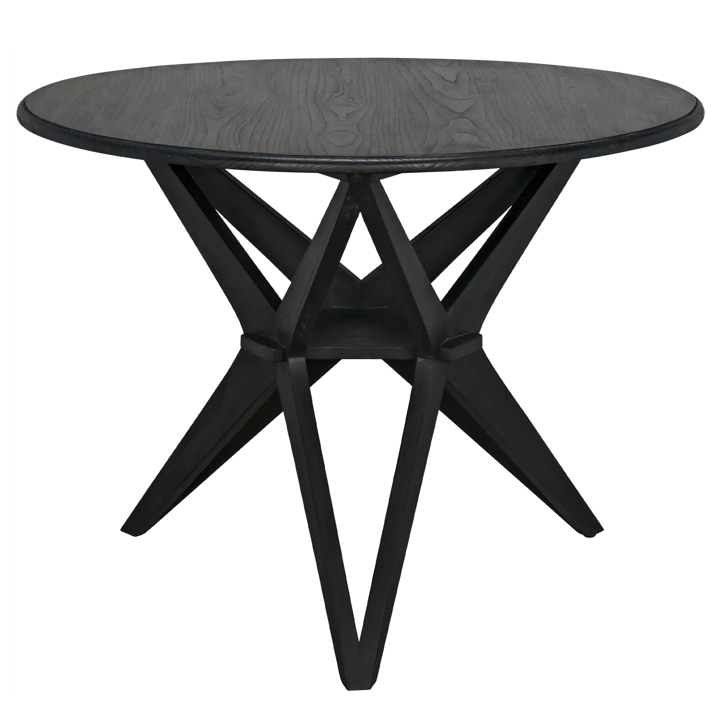 Victor dining table, charcoal black