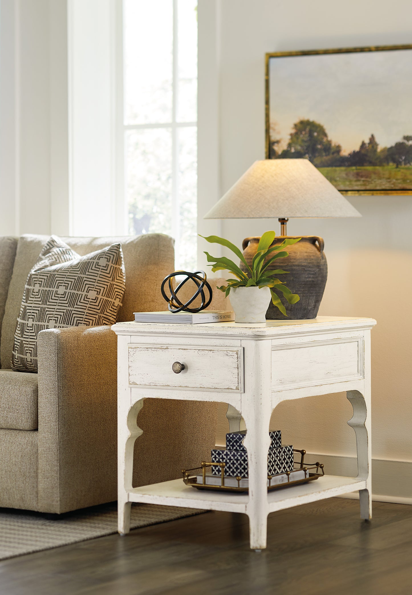 Americana end table