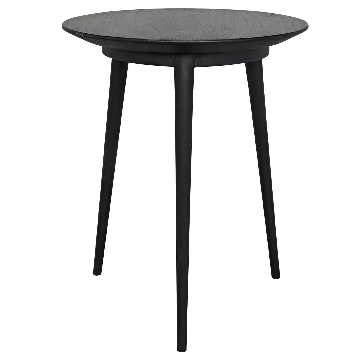 Tripod side table, charcoal black