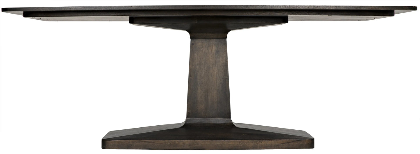 Travis table, ebony walnut