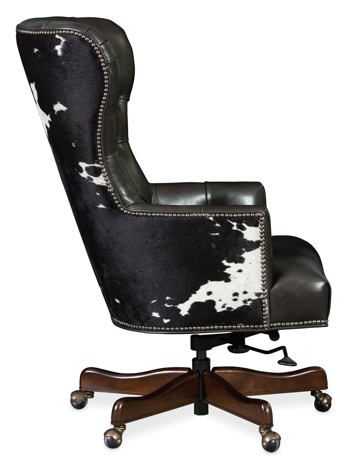 Katherine executive swivel tilt chair w/ black & white hoh