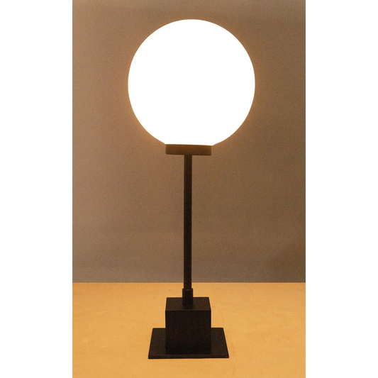 Mond table lamp, black steel