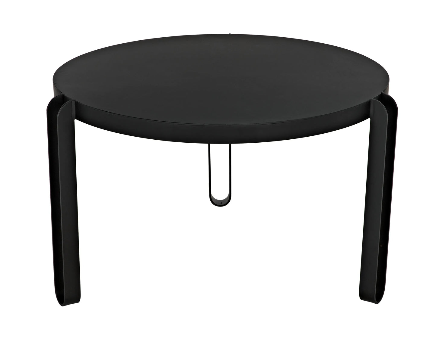 Marcellus dining table, 49", black metal