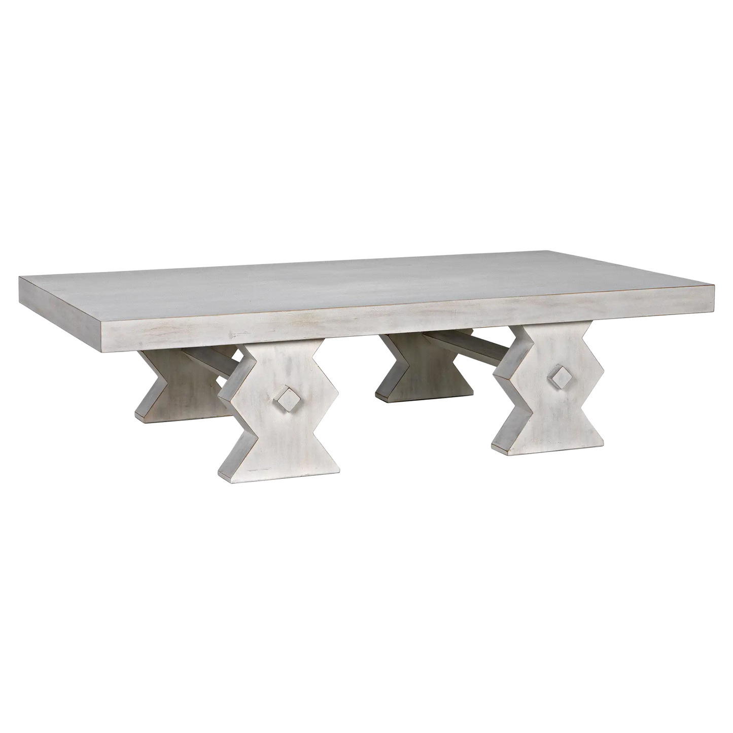 Suzu coffee table, white wash