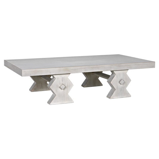 Suzu coffee table, white wash