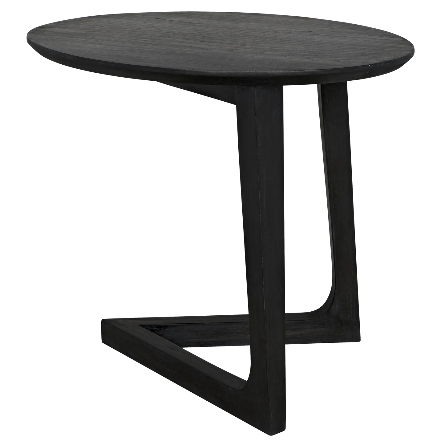 Cantilever table, charcoal black