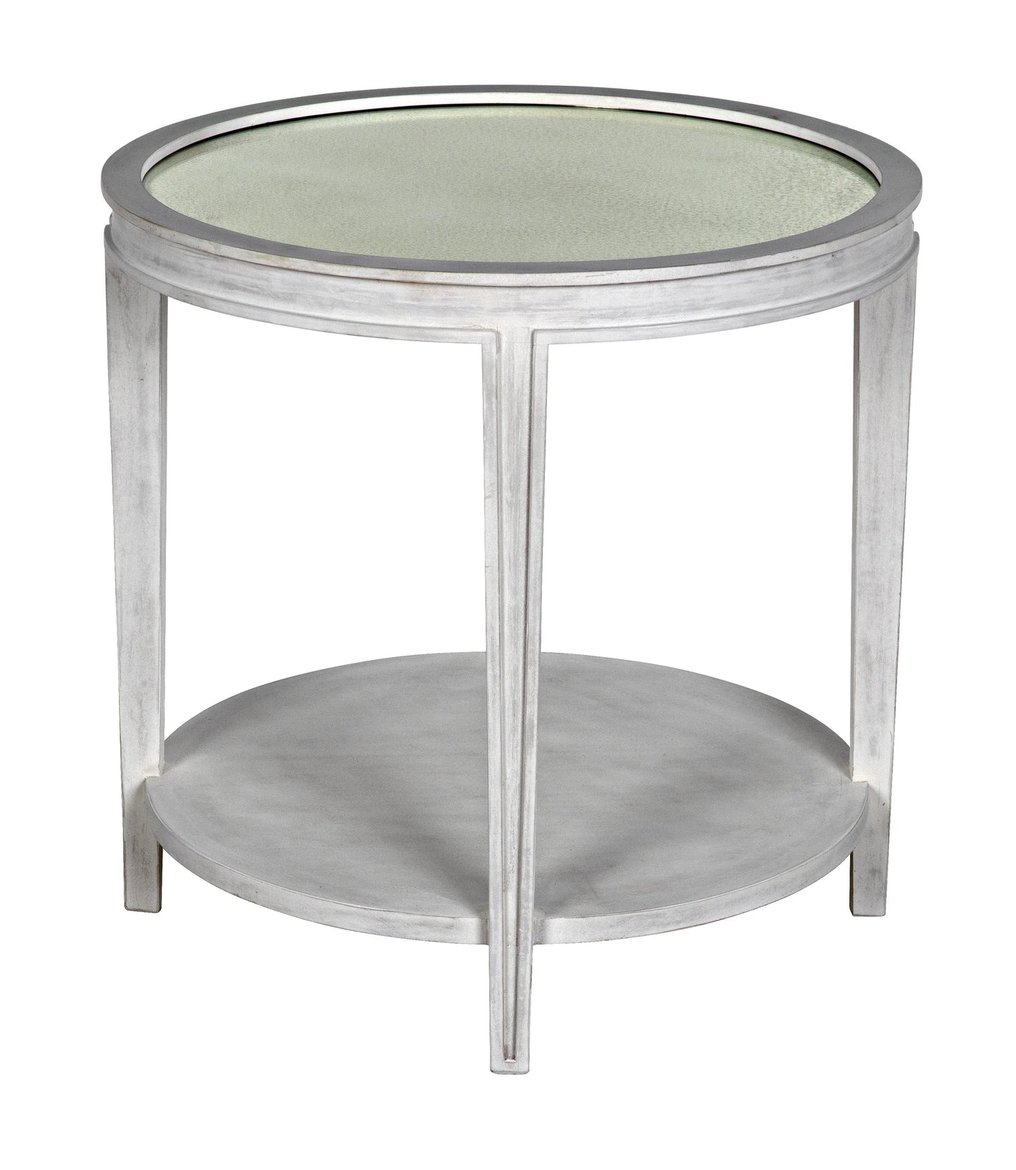 Imperial side table, white wash