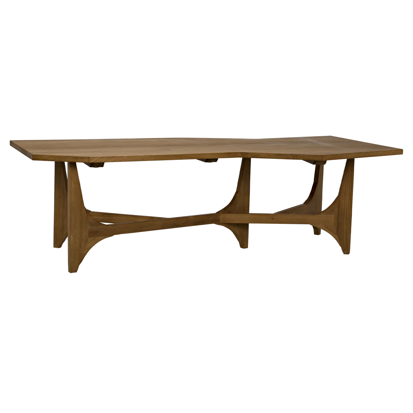 Fenton coffee table, gold teak