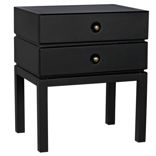 Andras side table, black