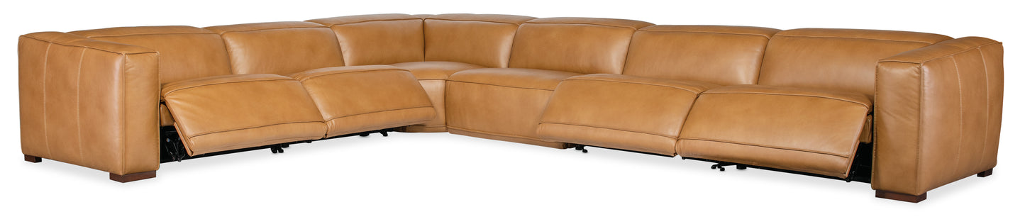 Fresco 6 seat sectional 4-pwr