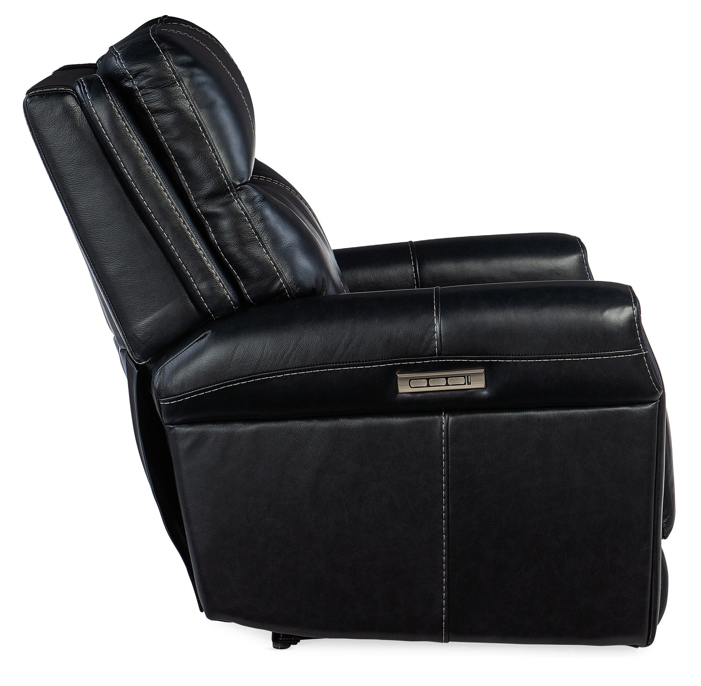 Carroll power recliner with power headrest and lumbar