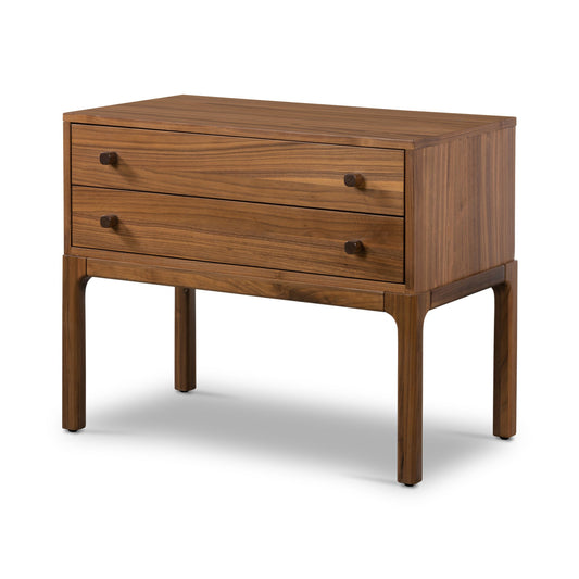 Arturo nightstand-natural walnut