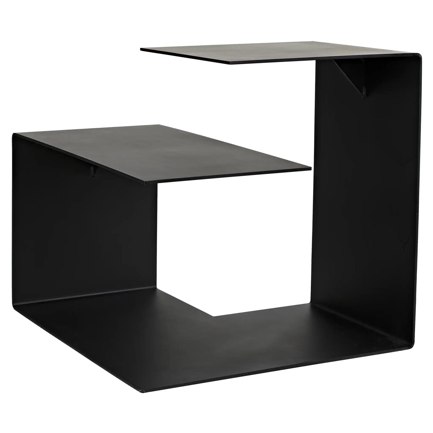 Solo side table, black steel