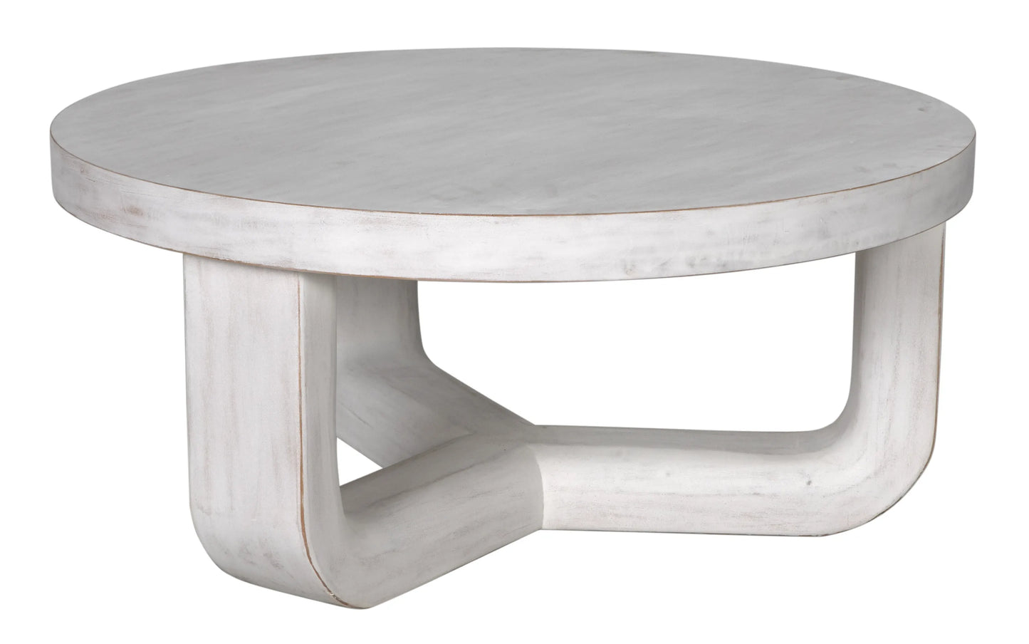 Joel coffee table, white wash