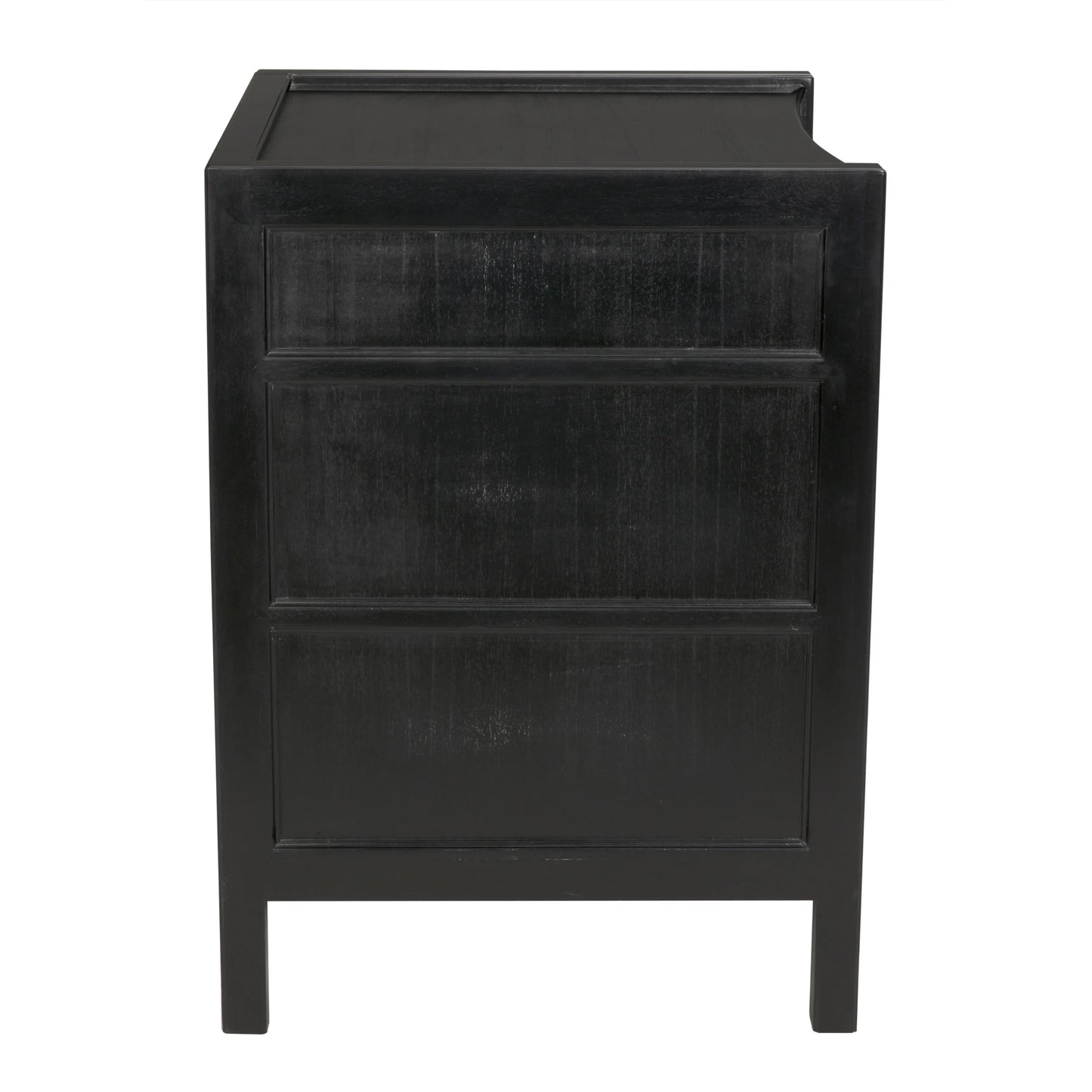 Hampton night stand 24", hand rubbed black