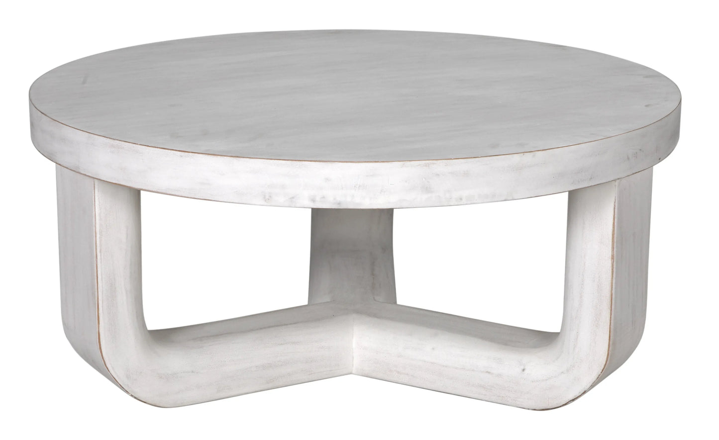 Joel coffee table, white wash