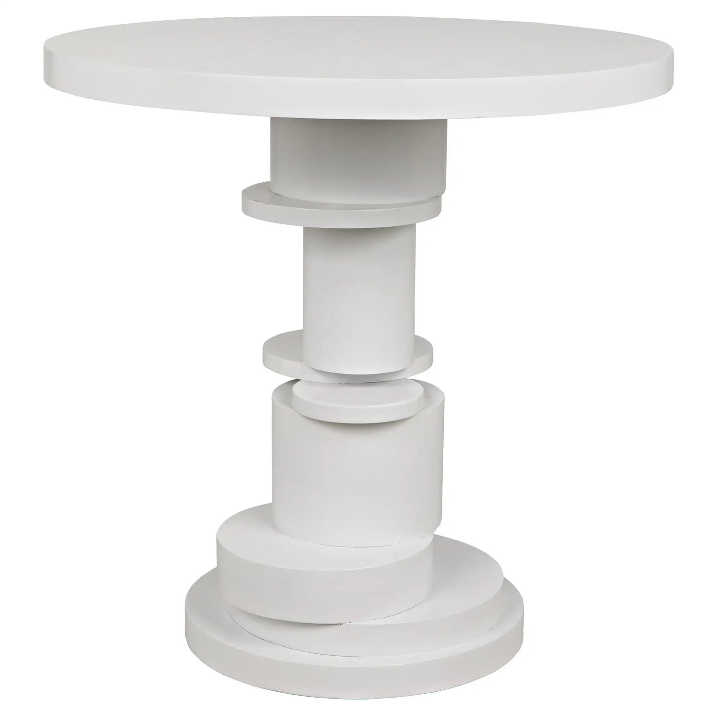 Hugo side table, solid white