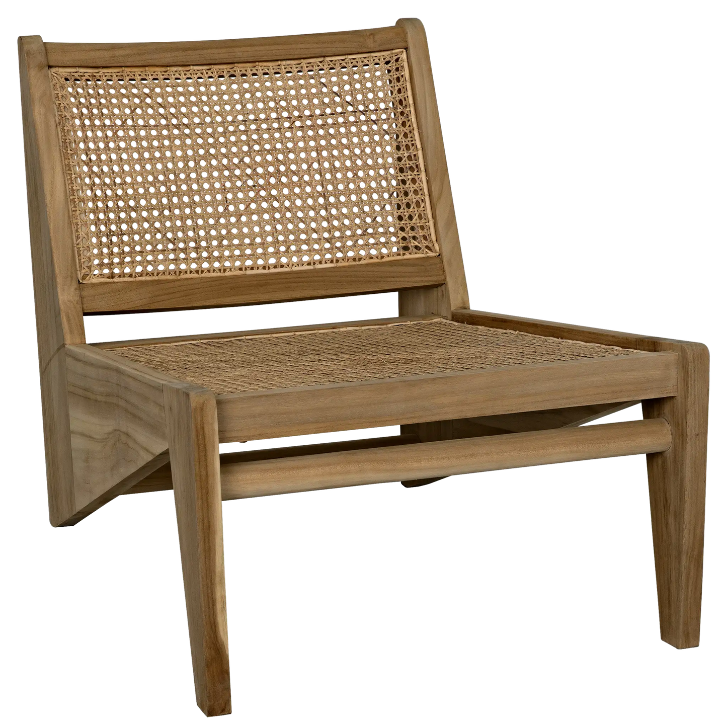 Udine chair with caning, teak