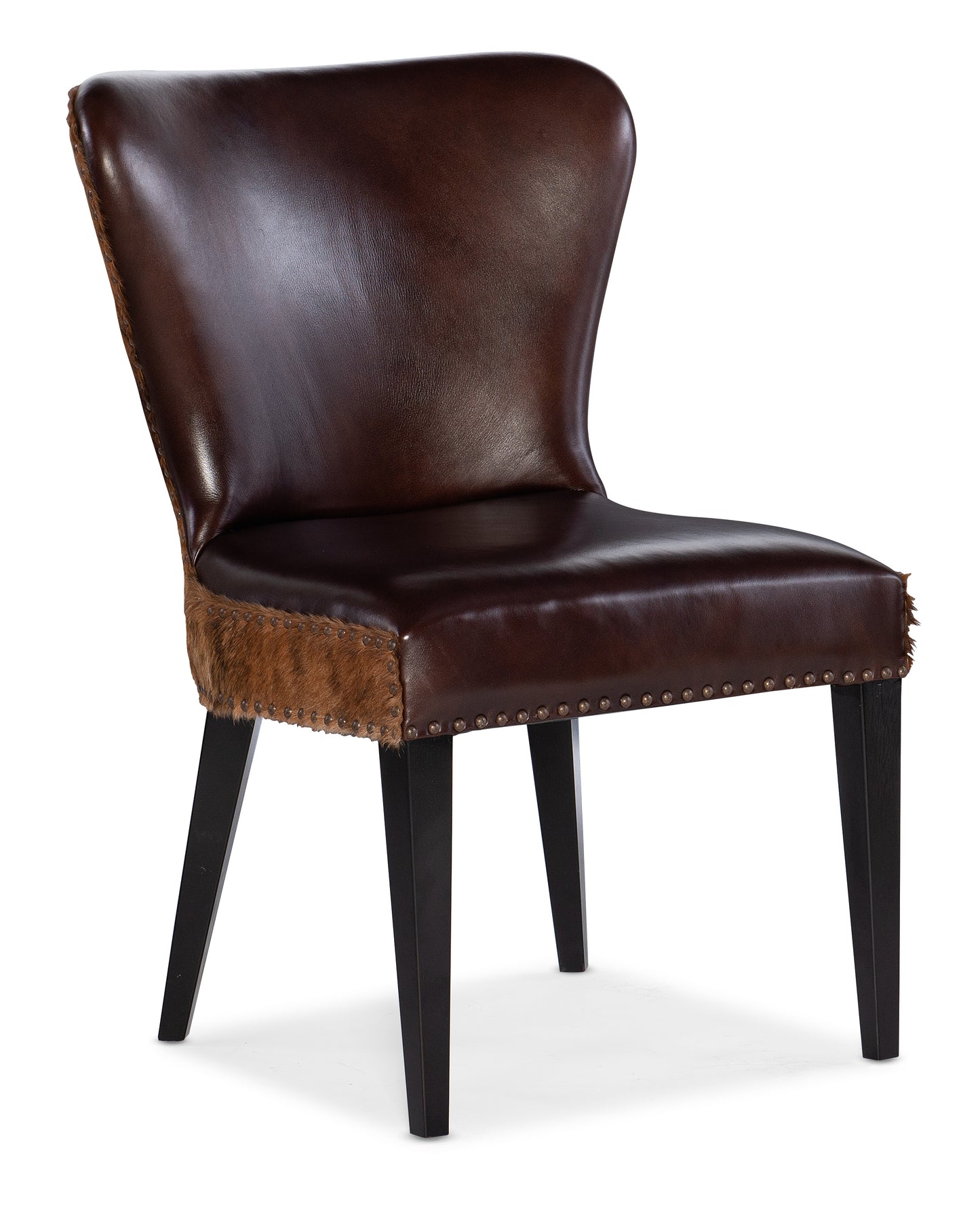 Kale accent chair with dark brindle hoh