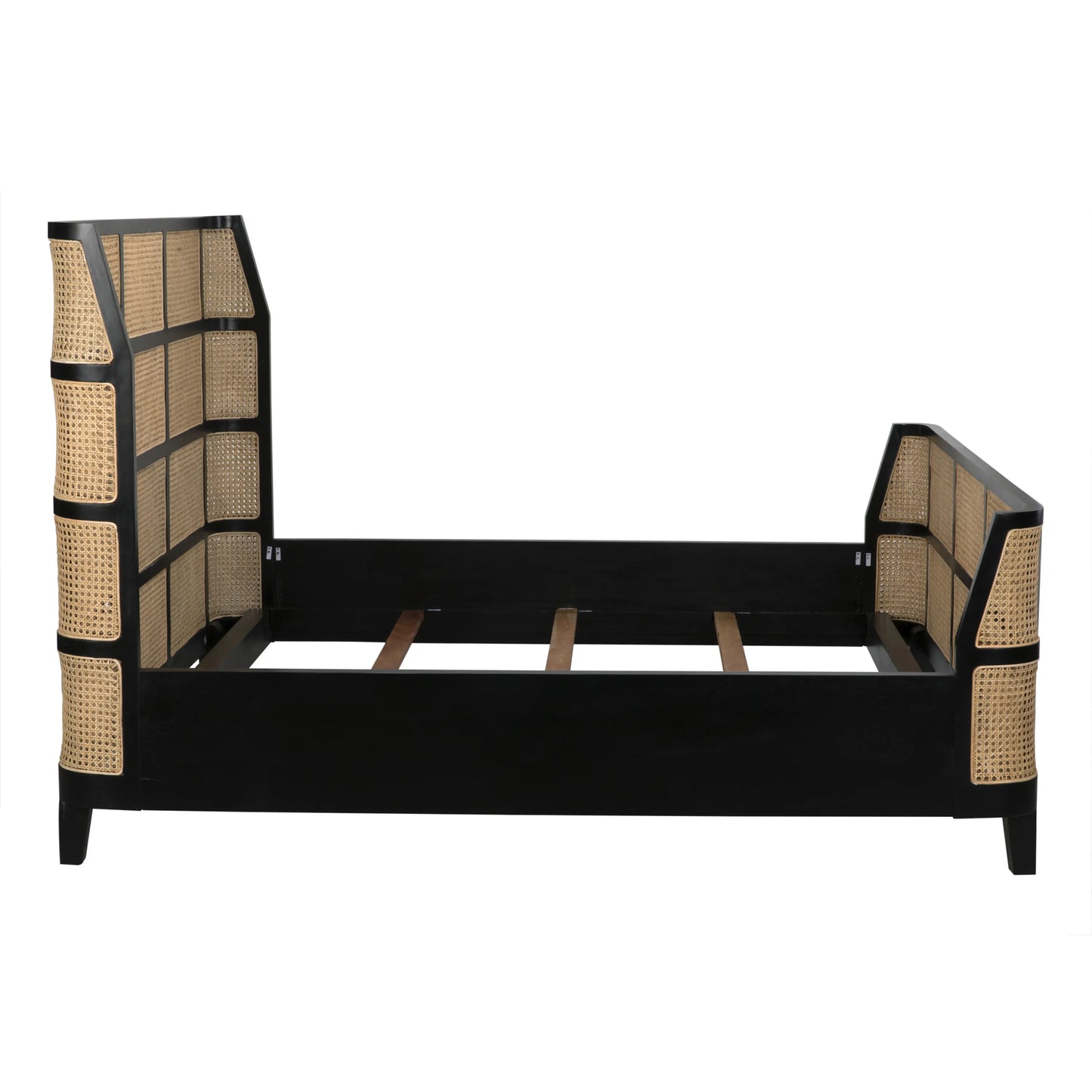 Porto bed, eastern king, hand rubbed black