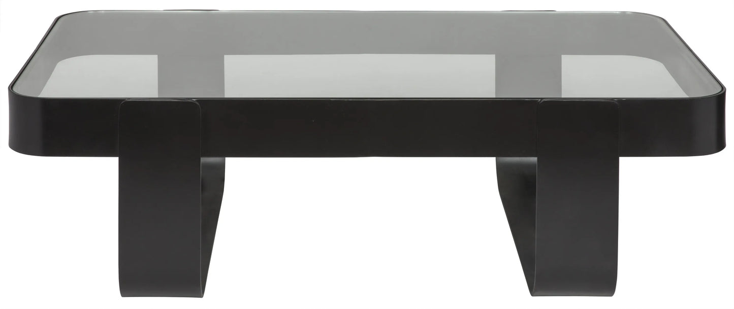 Marshall coffee table, black steel