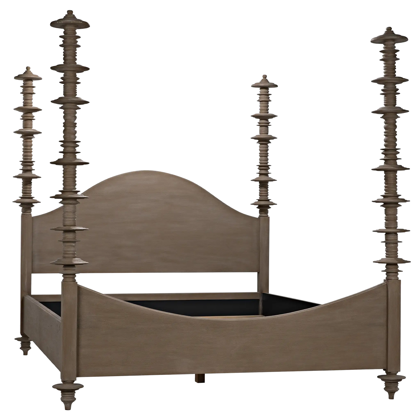 Ferrett bed, cal-king, weathered