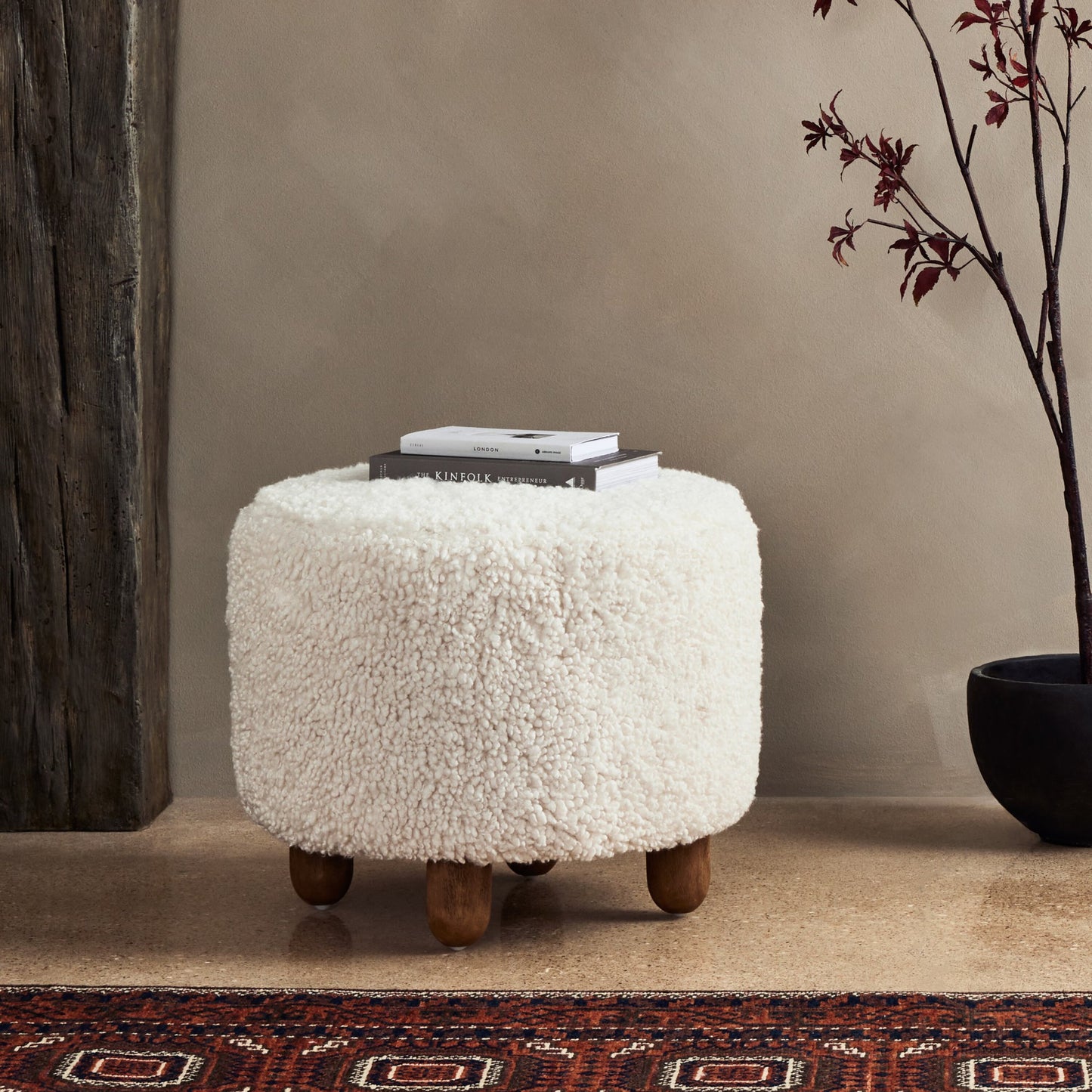 Aniston ottoman-23"-andes natural