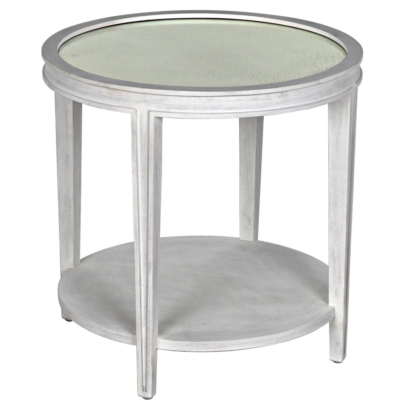 Imperial side table, white wash