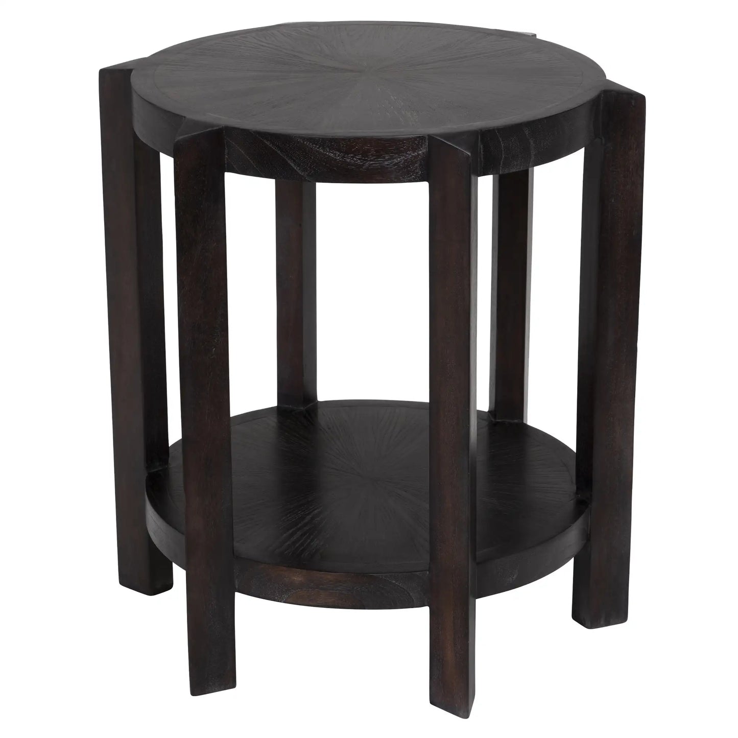 Yuhuda small side table, sombre finish