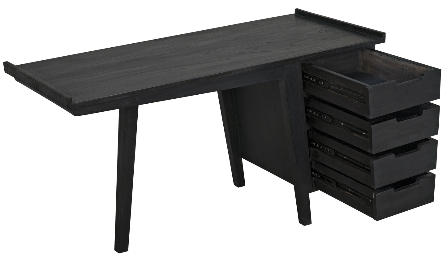 Kennedy desk, charcoal black