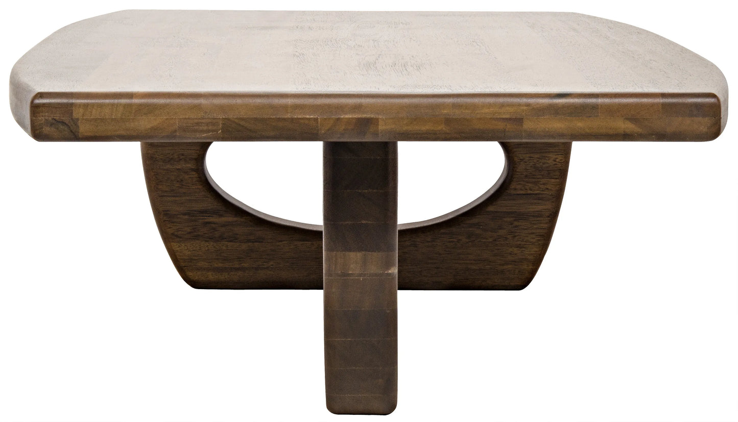 Douglas coffee table, dark walnut