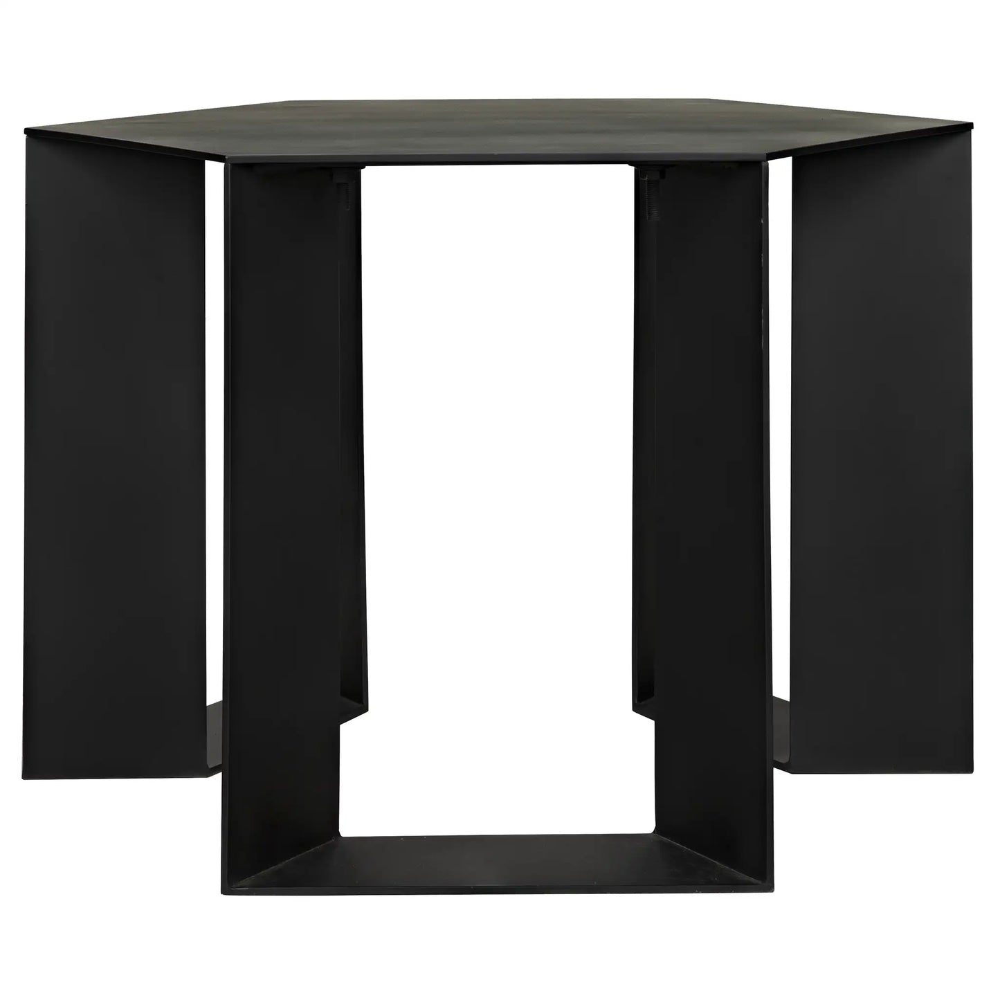 Modicus side table, black steel