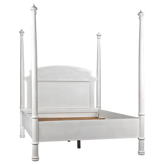 New douglas bed, queen, white washed