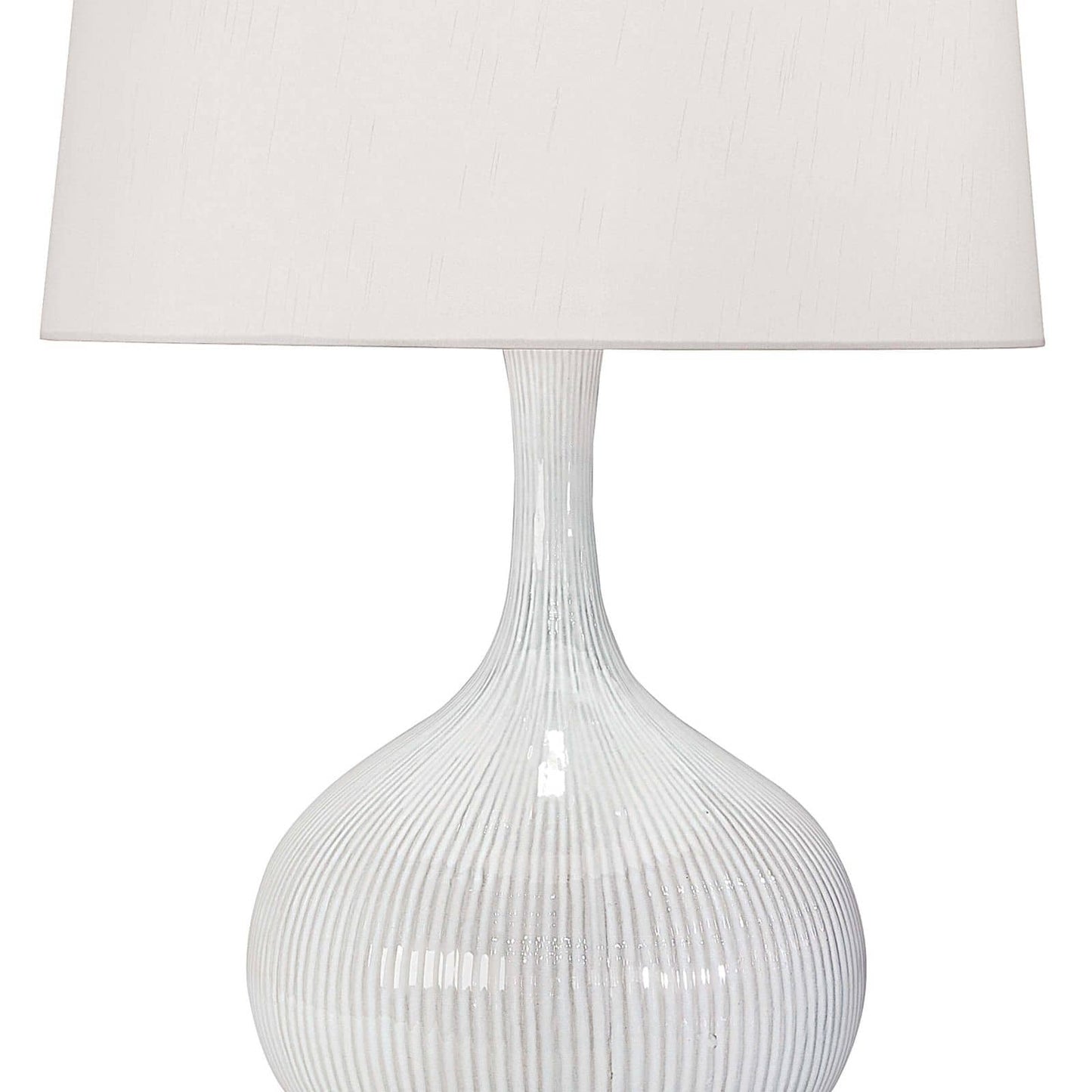 Ivory ceramic table lamp