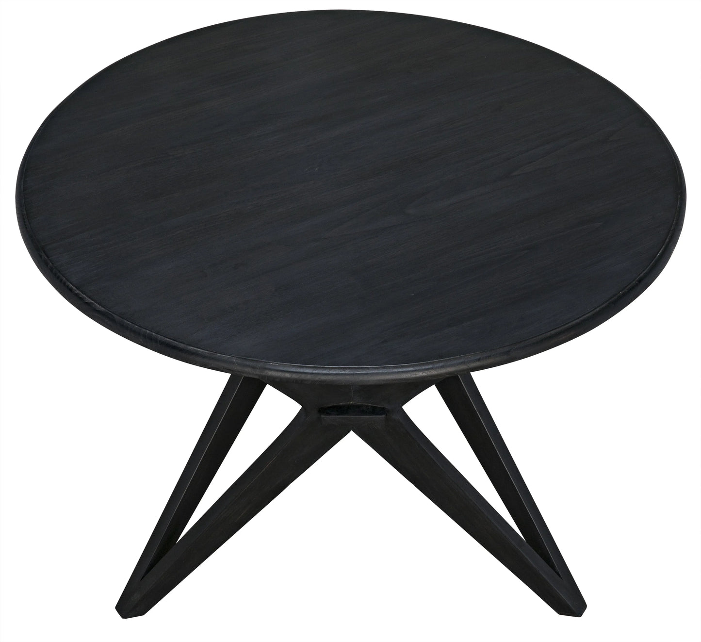 Victor dining table, charcoal black