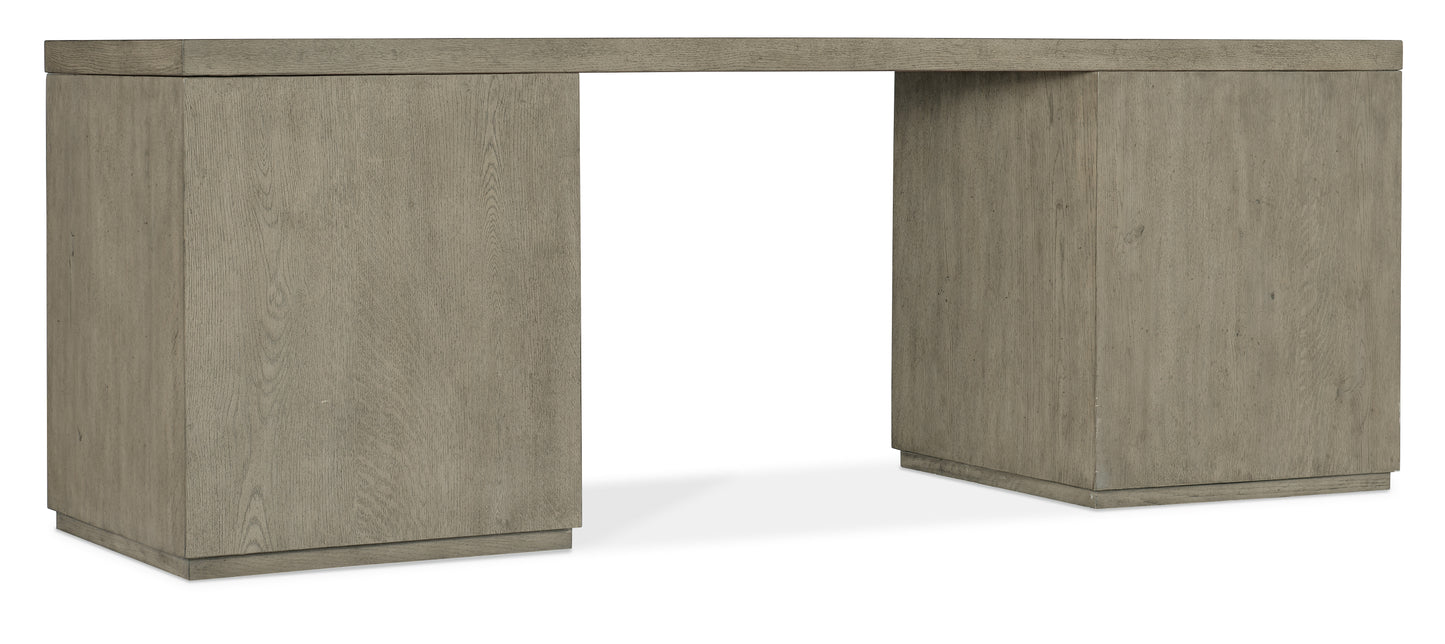 Linville falls 84" desk with two files