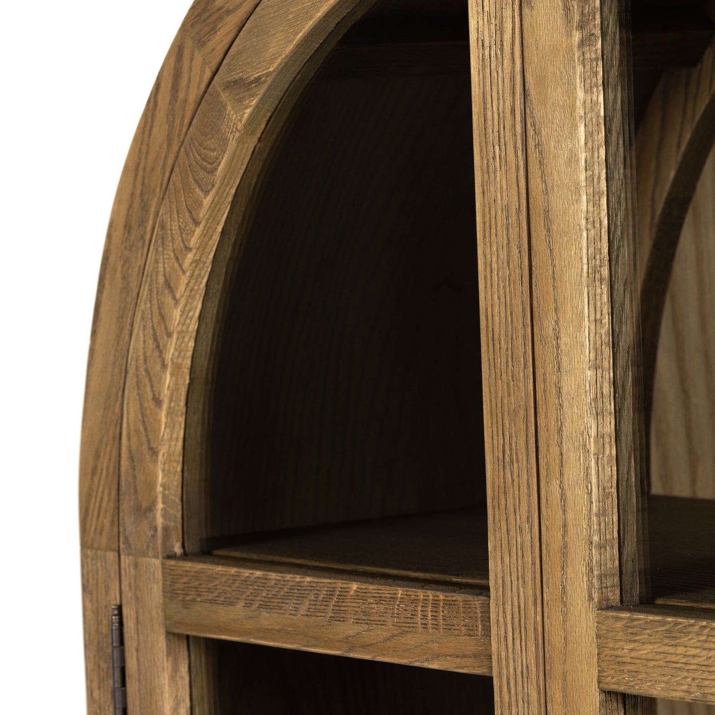 Tolle cabinet - drifted oak solid-antique brass