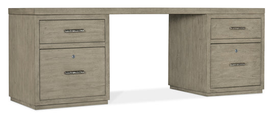 Linville falls 84" desk with two files