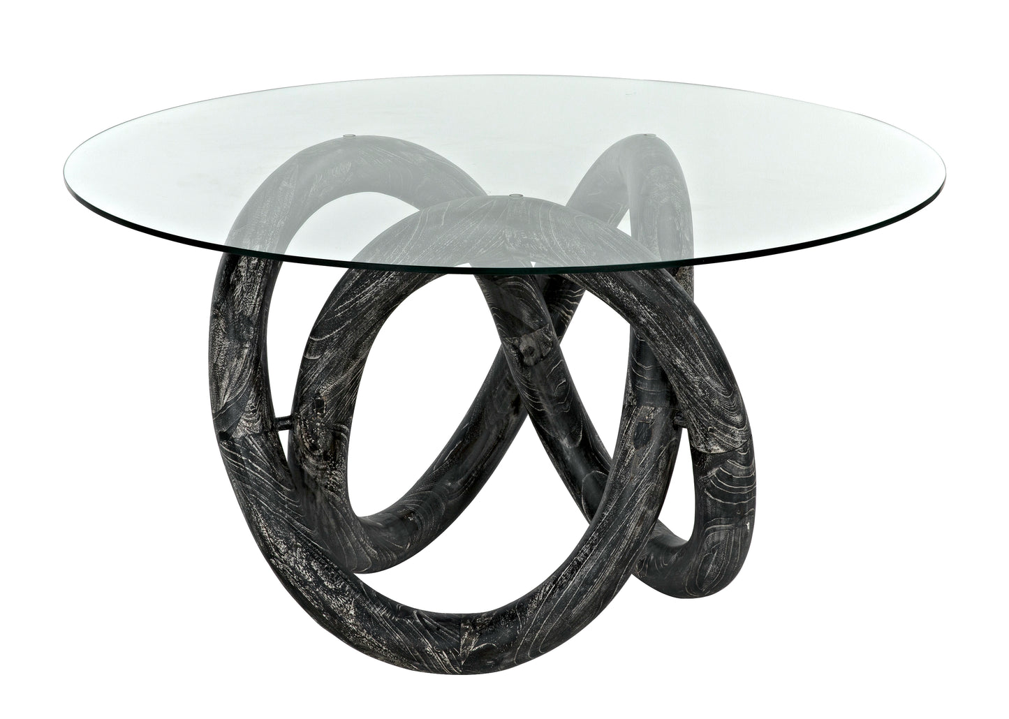 Zaza dining table, cinder black